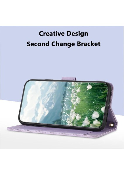 Xiaomi Redmi Note 14 5g Kickstand Lale Kabartmalı Moda Cüzdan Kılıf (Yurt Dışından) fırsatları