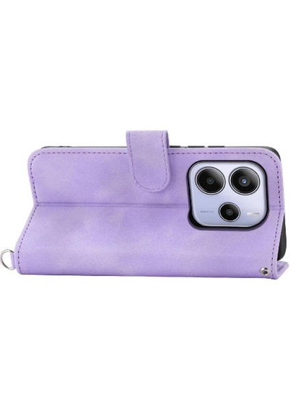 Xiaomi Redmi Note 14 4g Çoklu Kredi Kartı Yuvaları Bileklik Için Flip Case (Yurt Dışından)