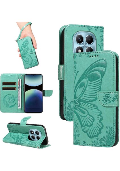 Xiaomi Redmi Not Için Flip Case 14 Pro 4g Kabartmalı Kelebek Ayrılabilir (Yurt Dışından)
