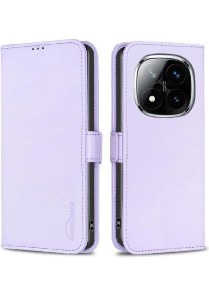 Xiaomi Redmi Not Için Flip Case 14 Pro 4g Pu Deri Cüzdan Manyetik Kart (Yurt Dışından)