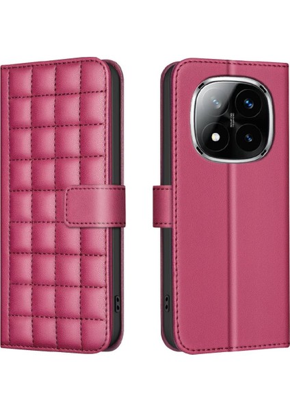 Xiaomi Redmi Note 14 Pro 5g Iş Basit Stil Pu Deri Için Flip Case (Yurt Dışından)