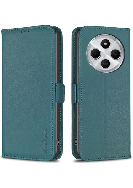 Xiaomi Poco C75 Kart Yuvaları Tutucu Kickstand Manyetik Tpu Pu Için Flip Case (Yurt Dışından)