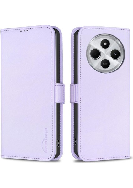 Xiaomi Poco C75 Kart Yuvaları Tutucu Kickstand Manyetik Tpu Pu Için Flip Case (Yurt Dışından)