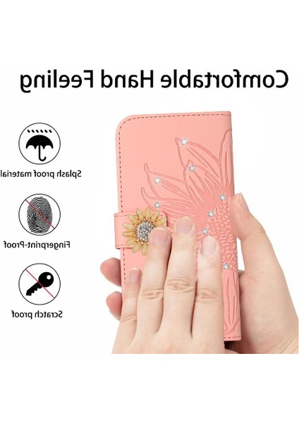 Xiaomi Redmi Note 14 4g Kickstand Koruyucu Deri Cüzdan Için Flip Case (Yurt Dışından)