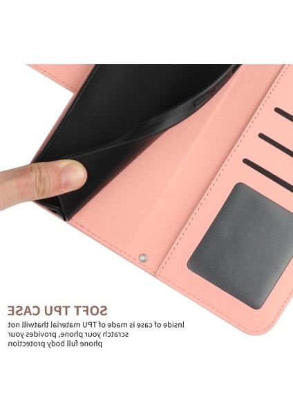 Xiaomi Redmi Note 14 4g Kickstand Koruyucu Deri Cüzdan Için Flip Case (Yurt Dışından)