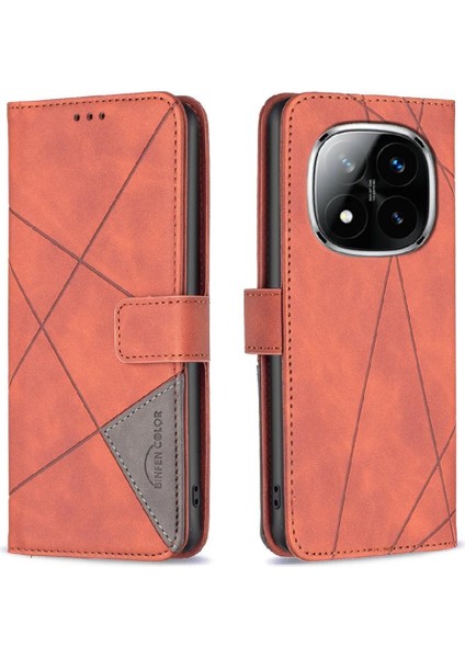 Xiaomi Redmi Not Için Flip Case 14 Pro 4g Manyetik Kart Tutucu Kickstand (Yurt Dışından)