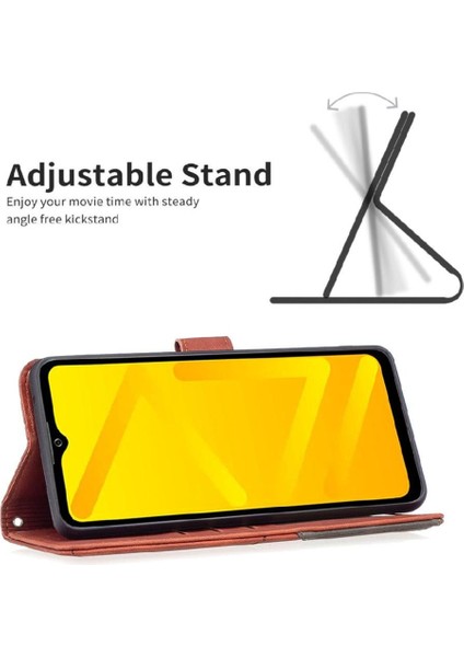Xiaomi Redmi Not Için Flip Case 14 Pro 4g Manyetik Kart Tutucu Kickstand (Yurt Dışından)