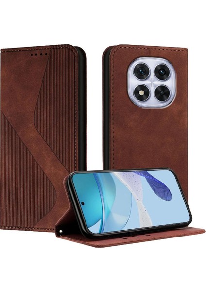 Xiaomi Redmi Note 14 Pro 5g Kart Yuvaları Tutucu Pu Deri Cüzdan Için Kılıf (Yurt Dışından)