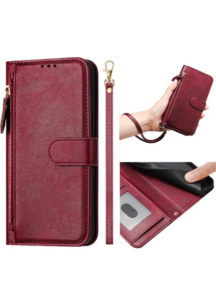Xiaomi Poco F7 Pro 5g Için Flip Case Pu Deri Manyetik Kart Tutucu (Yurt Dışından) fırsatları