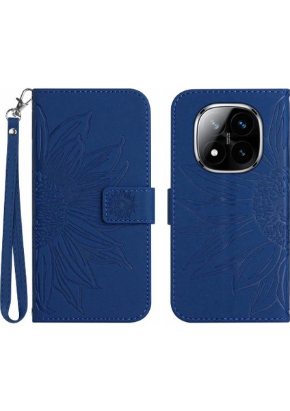 Kart Yuvaları Tutucu Lüks Pu ile Xiaomi Redmi Note 14 Pro Plus Için Kılıf (Yurt Dışından)