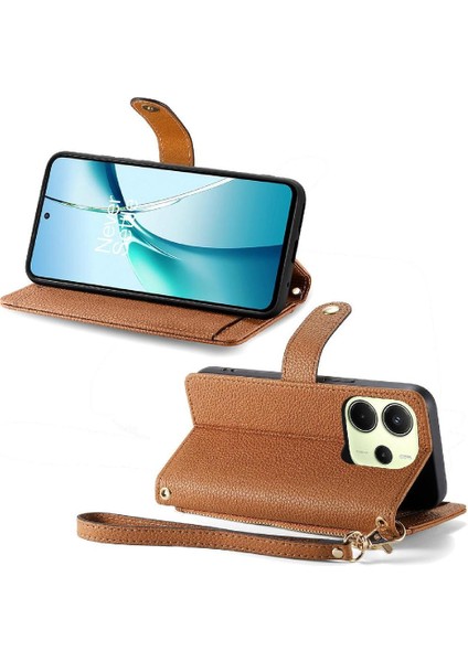 Xiaomi Redmi Note 14 4g Fermuar Aşk Kordon Deri Çanta Cüzdan Için Kılıf (Yurt Dışından) modelleri