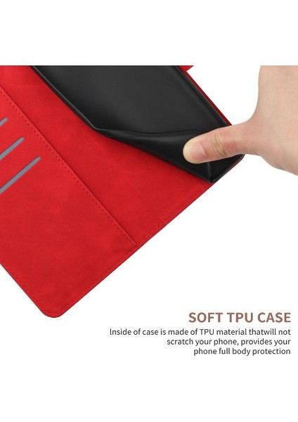 Xiaomi Redmi Note 14 4g Yüksek Kalite Tpu Deri Cüzdan Dikiş Için Kılıf (Yurt Dışından)