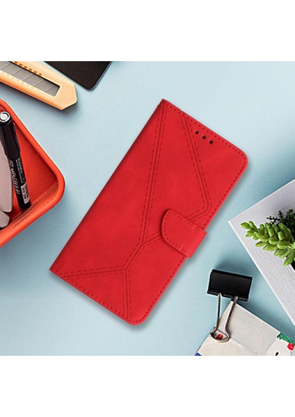 Xiaomi Redmi Note 14 4g Yüksek Kalite Tpu Deri Cüzdan Dikiş Için Kılıf (Yurt Dışından)
