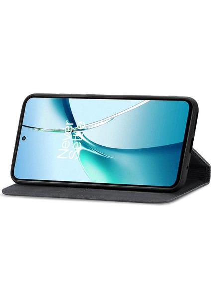 Xiaomi Redmi Note 14 4g Deri Çanta Cüzdan Basit Iş Için Flip Case (Yurt Dışından)