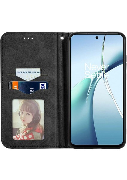 Xiaomi Redmi Note 14 4g Deri Çanta Cüzdan Basit Iş Için Flip Case (Yurt Dışından)