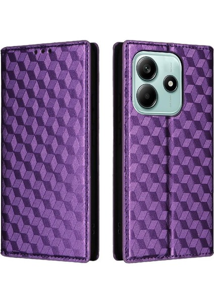Xiaomi Redmi Note 14 4g/5g 3D Desen Pu Deri Kart Yuvaları Için Flip Case (Yurt Dışından)