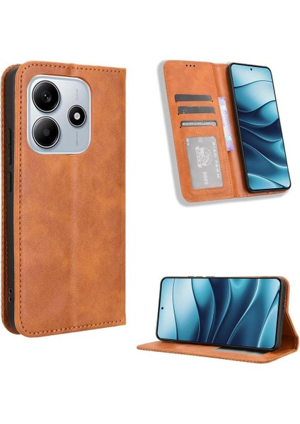 Xiaomi Redmi Note 14 4g Pu Deri Cüzdan Manyetik Kapatma Için Kılıf (Yurt Dışından) fiyatları
