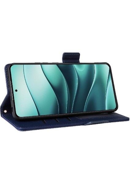 Xiaomi Redmi Note 14 4g Manyetik Kart Yuvaları Tutucu Cüzdan Pu Için Flip Case (Yurt Dışından)