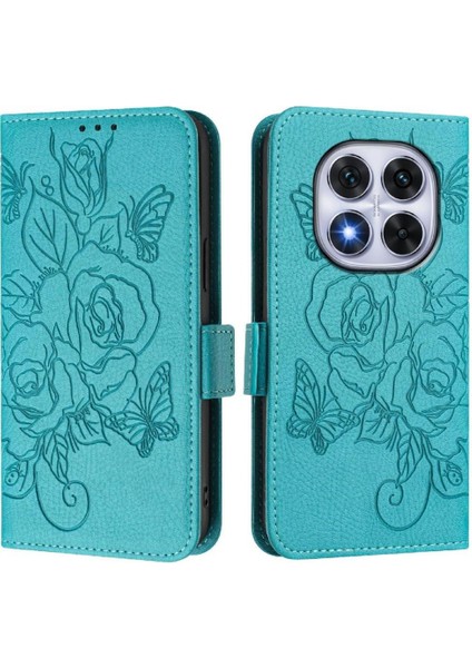 Kredi Kartı Yuvası ile Xiaomi Redmi Note 14 Pro 5g Pu Deri Için Kılıf (Yurt Dışından)