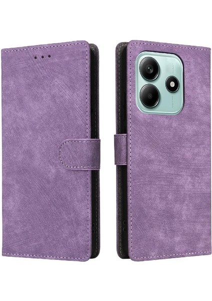 Xiaomi Redmi Note 14 4g/5g Kart Yuvaları Için Kılıf Kapak Rfıd Engelleme Flip Pu (Yurt Dışından)