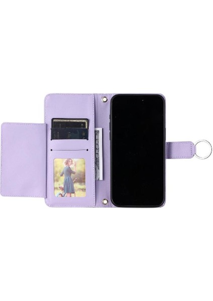 Xiaomi Redmi Note 14 Pro 5g Manyetik Pu Deri Uzun Kayış Için Flip Case (Yurt Dışından)