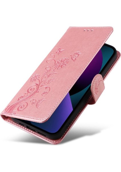 Xiaomi Redmi Note 14 4g Çiçek Kart Yuvaları Deri Flip Için Flip Case (Yurt Dışından)