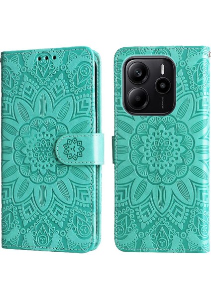 Xiaomi Redmi Note 14 4g Deri Kapak Koruyucu Kapak Kart Yuvaları Için Kılıf (Yurt Dışından)