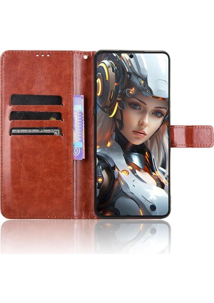 Xiaomi Redmi Note 14 4g Kickstand Kart Tutucu Kapağı Için Kılıf (Yurt Dışından)