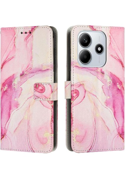 Xiaomi Redmi Note 14 4g Kart Ekleme Cüzdan Durumda Boyalı Için Flip Case (Yurt Dışından)
