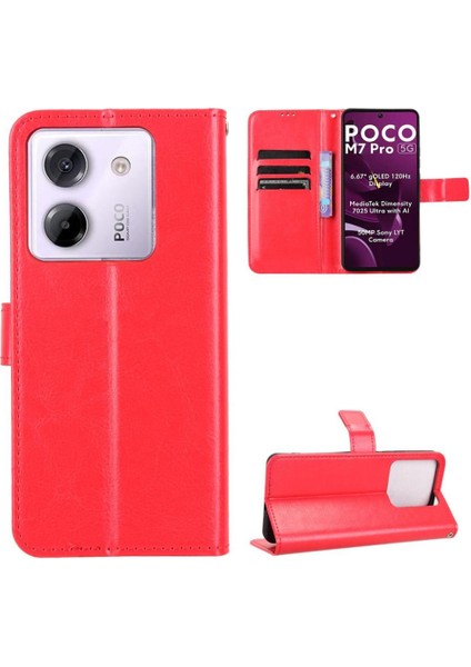Xiaomi Poco M7 Pro 5g/redmi Not 14 4g Kart Tutucu Kapak Kickstand (Yurt Dışından)