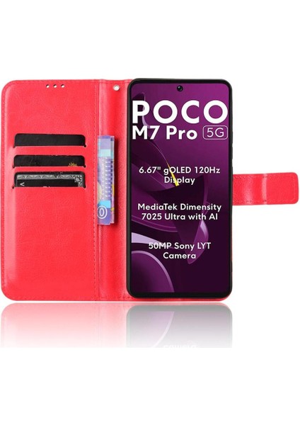 Xiaomi Poco M7 Pro 5g/redmi Not 14 4g Kart Tutucu Kapak Kickstand (Yurt Dışından)