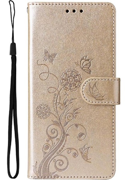 Xiaomi Redmi Note 14 4g Çiçek Kart Yuvaları Deri Flip Için Flip Case (Yurt Dışından)