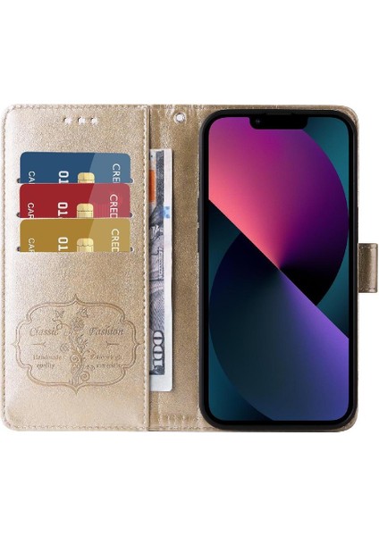 Xiaomi Redmi Note 14 4g Çiçek Kart Yuvaları Deri Flip Için Flip Case (Yurt Dışından)