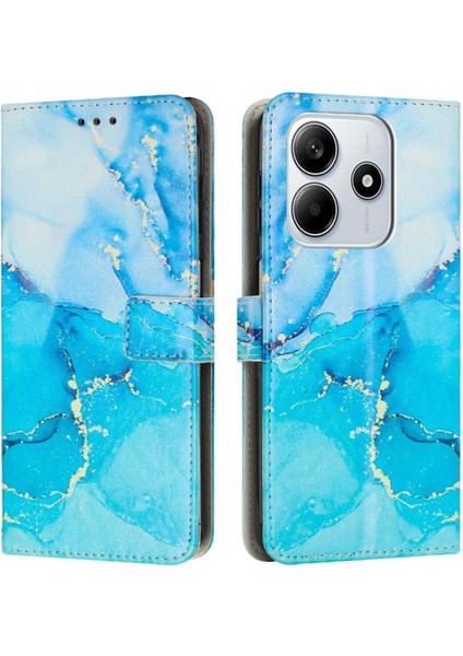 Xiaomi Redmi Note 14 4g Kart Ekleme Cüzdan Durumda Boyalı Için Flip Case (Yurt Dışından)