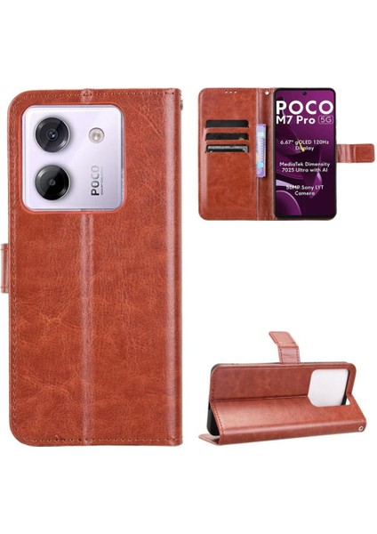 Xiaomi Poco M7 Pro 5g/redmi Not 14 4g Kart Tutucu Kapak Kickstand (Yurt Dışından)