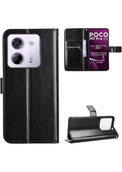 Xiaomi Poco M7 Pro 5g/redmi Not 14 4g Kart Tutucu Kapak Kickstand (Yurt Dışından)