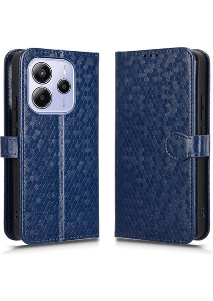 Xiaomi Redmi Note 14 4g Manyetik Toka Geometrik Desen Deri Için Kılıf (Yurt Dışından) modelleri