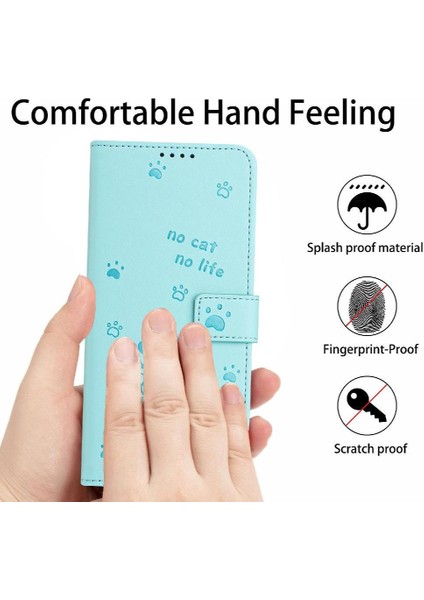Xiaomi Redmi Note 14 4g Sevimli Kedi Deri Cüzdan Pu Deri Için Flip Case (Yurt Dışından)