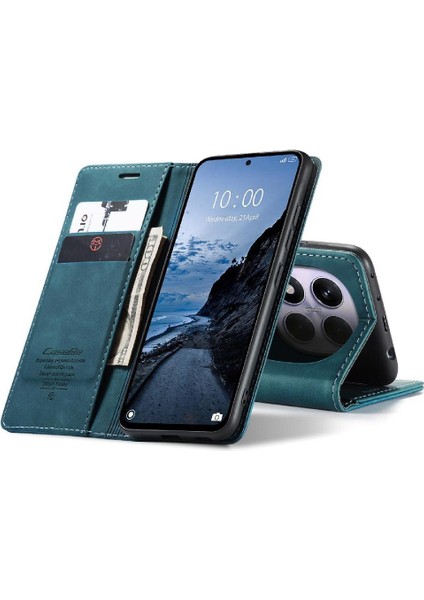 Xiaomi Redmi Not Için Flip Case 14 Pro 4g Vintage Pu Deri Cüzdan Çevir (Yurt Dışından)