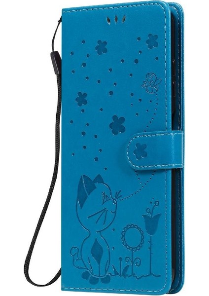 Kart Yuvası Tasarımı Pu ile Xiaomi Poco X3 Dayanıklı Hafif Flip Case (Yurt Dışından)