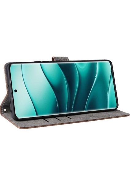 Xiaomi Redmi Not 14 Pro Için Kılıf 4g Pu Deri Flip Folio Cüzdan Manyetik (Yurt Dışından)