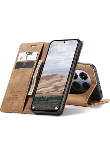 Xiaomi Redmi Not Için Flip Case 14 Pro 4g Vintage Pu Deri Cüzdan Çevir (Yurt Dışından)