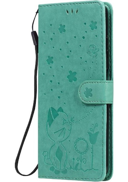 Kart Yuvası Tasarımı Pu ile Xiaomi Poco X3 Dayanıklı Hafif Flip Case (Yurt Dışından)