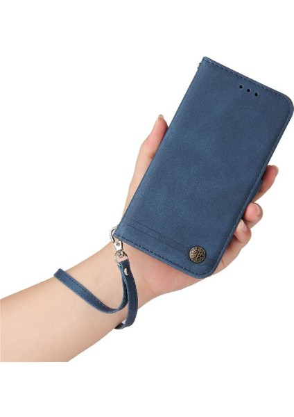 Xiaomi Redmi Note 14 Pro 5g Darbeye Dayanıklı Uzun Kayış Kart Yuvası Için Flip Case (Yurt Dışından)