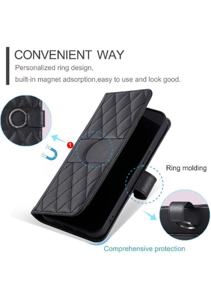 Xiaomi Poco M6 4g Pu Deri Koruyucu Kart Yuvaları Tutucu Için Flip Case (Yurt Dışından)