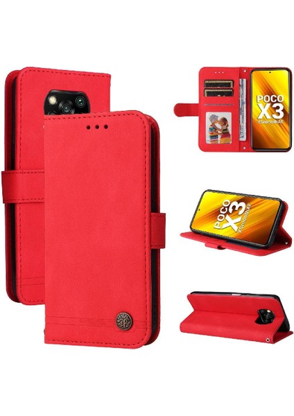 Xiaomi Poco X3/x3 Pro Cüzdan Kısa Kayış Darbeye Dayanıklı Kart Yuvası Için Kılıf (Yurt Dışından) indirimleri