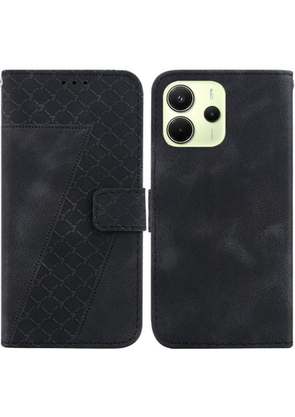Xiaomi Redmi Note 14 4g Kabartmalı Desen Kart Yuvası Fonksiyonu Için Telefon Kılıfı (Yurt Dışından)