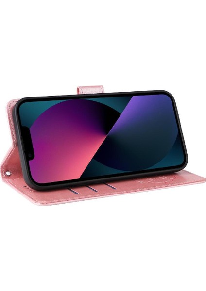 Xiaomi Redmi Note 14 Pro 5g Flip Deri Çiçek Kart Yuvaları Için Flip Case (Yurt Dışından)