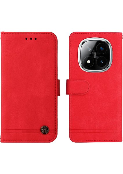Xiaomi Redmi Note 14 Pro 5g Koruyucu Kapak Deri Kart Yuvası Için Kılıf (Yurt Dışından)