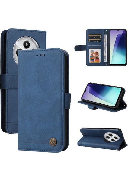 Xiaomi Poco C75 Cüzdan Kısa Kayış Uzun Kayış Darbeye Dayanıklı Için Flip Case (Yurt Dışından)